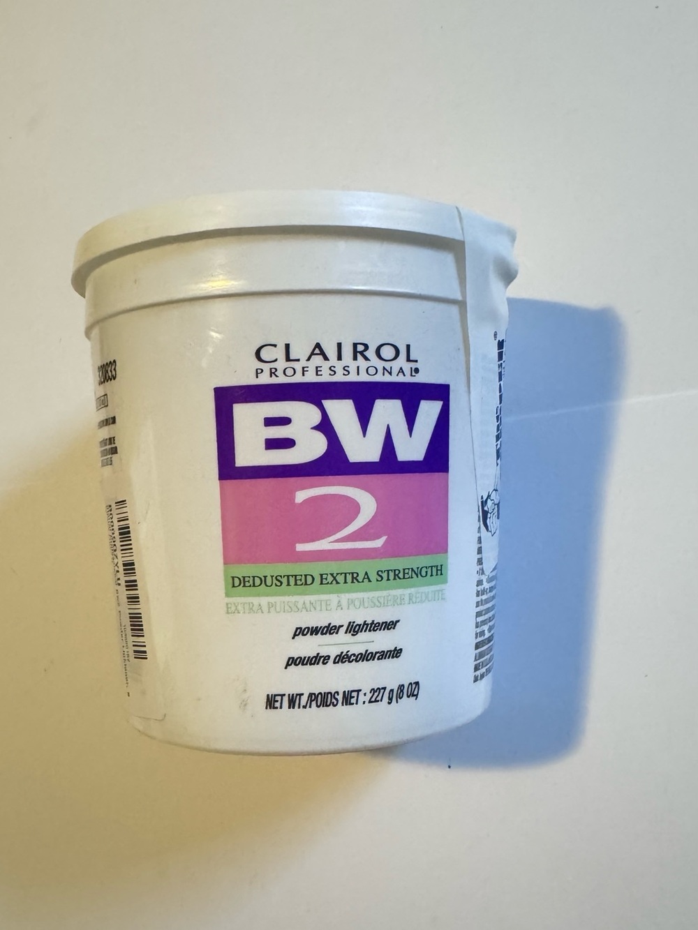 New - Clairol Professional BW2 Powder Lightener - White with Pink & Purple Label